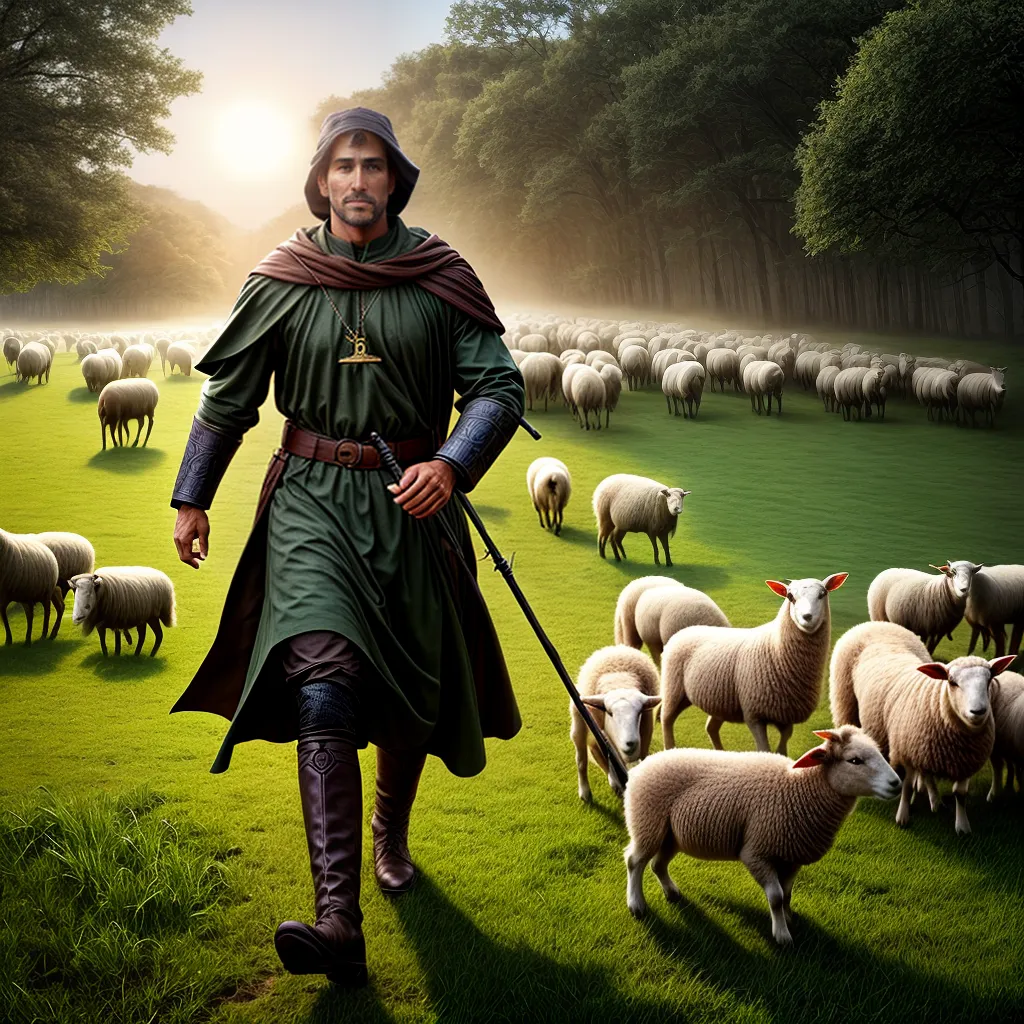 A Importância da Autenticidade na Liderança Cristã 9 Fotos pastor guia rebanho pasto sol