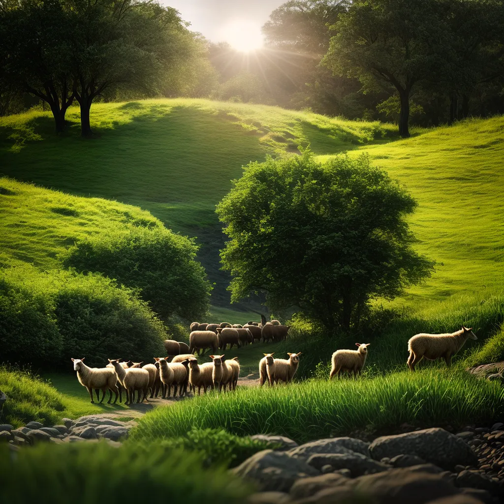 A Importância da Autenticidade na Liderança Cristã 7 Fotos pastor guia rebanho verdejante