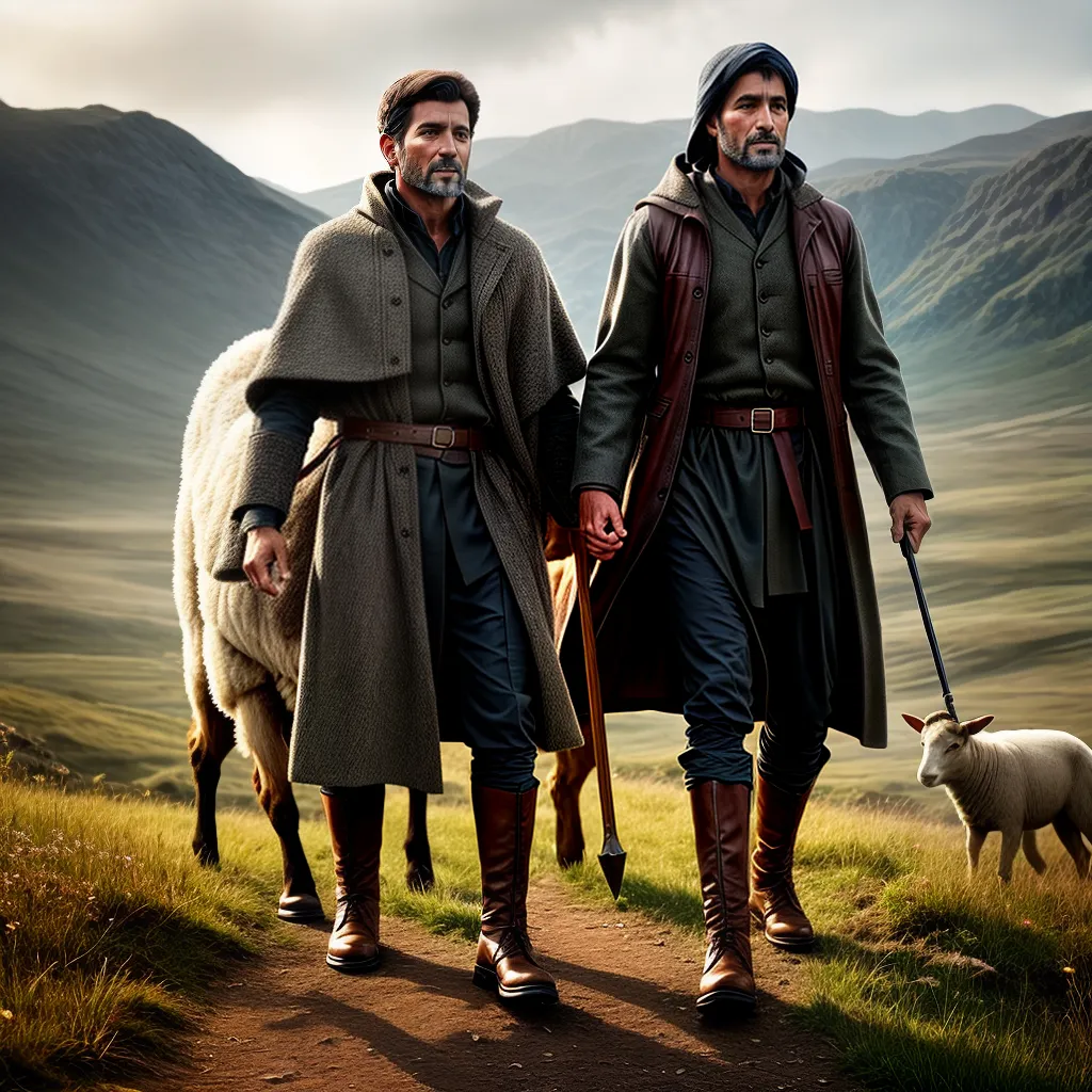 A importância do exemplo na liderança cristã 8 Fotos pastor guiando rebanho campo 1