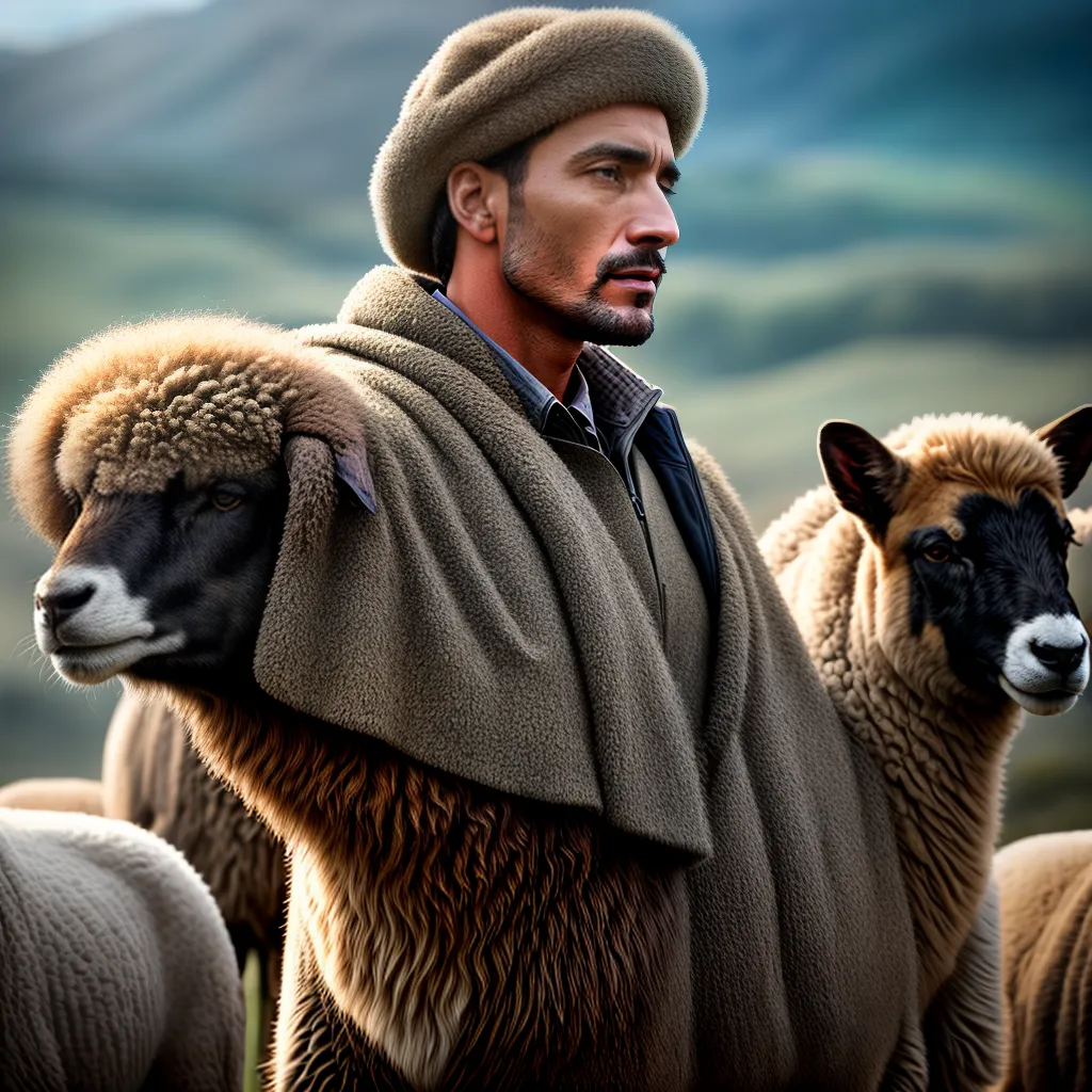 Fotos pastor guiando rebanho lideranca 1