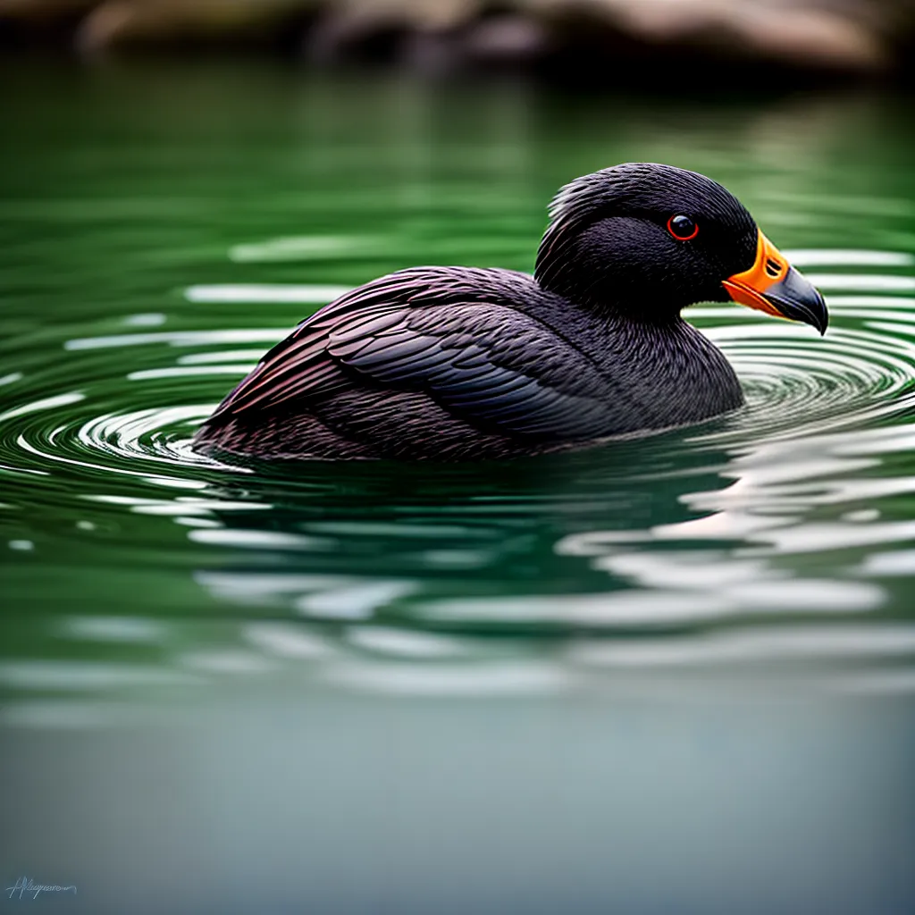 Título do blog: Pato-mergulhão: a ave aquática ameaçada e sua importância para a preservação. 8 Fotos pato mergulhao lago verde ecossistema