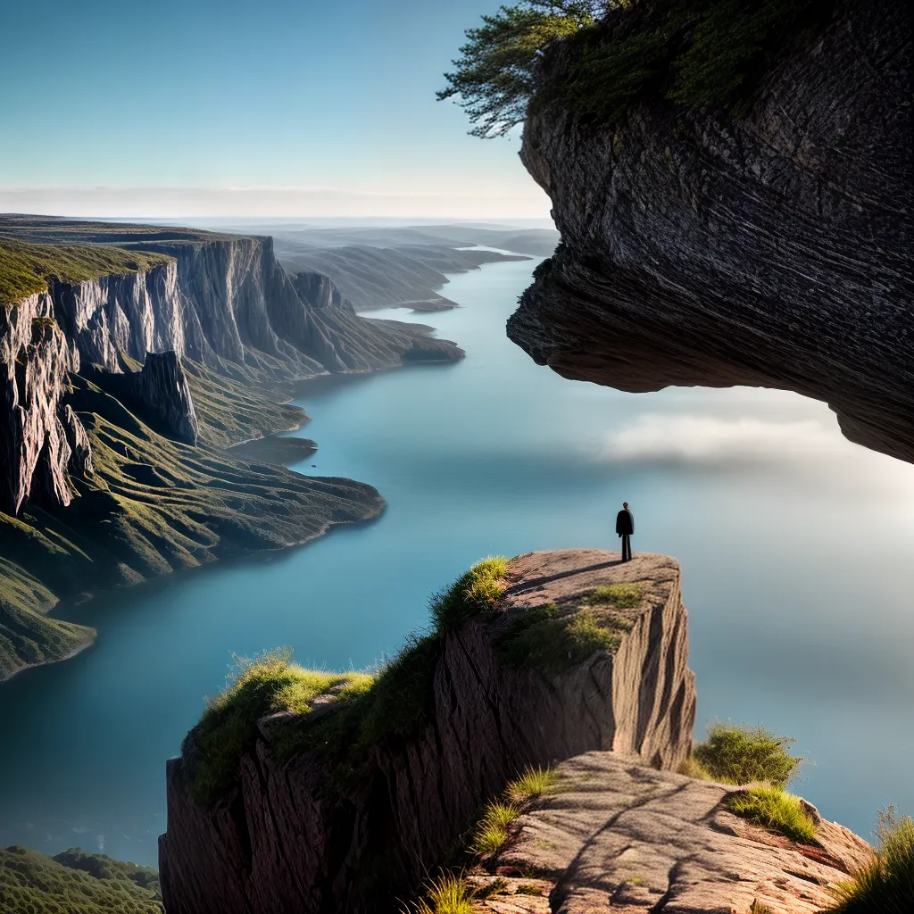 Como lidar com a ANSIEDADE à luz da Palavra de Deus 7 Fotos paz cliff paisagem biblia