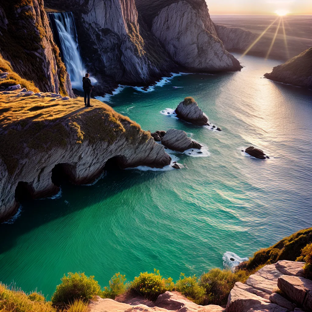 Como Vencer a Insegurança e Encontrar a Paz Interior. 7 Fotos paz interior por do sol cliff