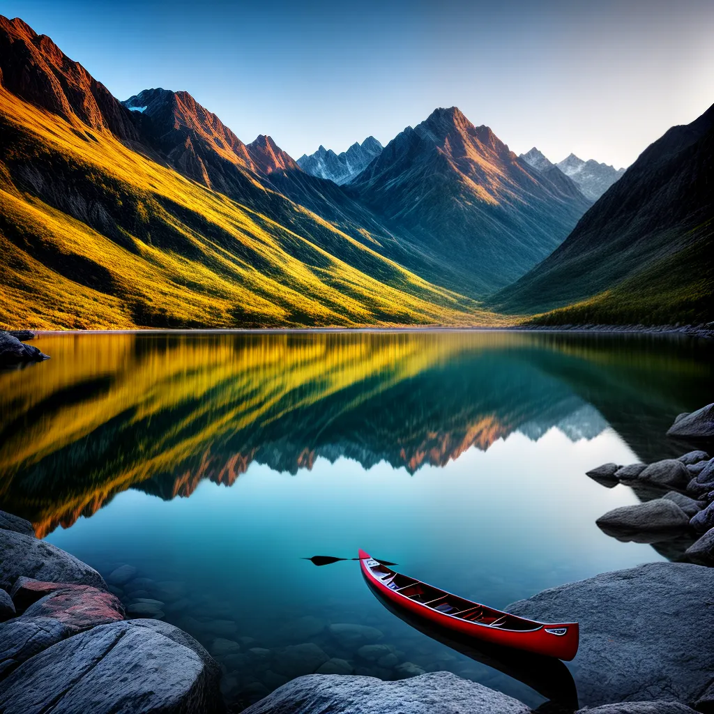 Como superar o tumulto no trabalho com paz interior. 9 Fotos paz lago canoe montanhas trabalho