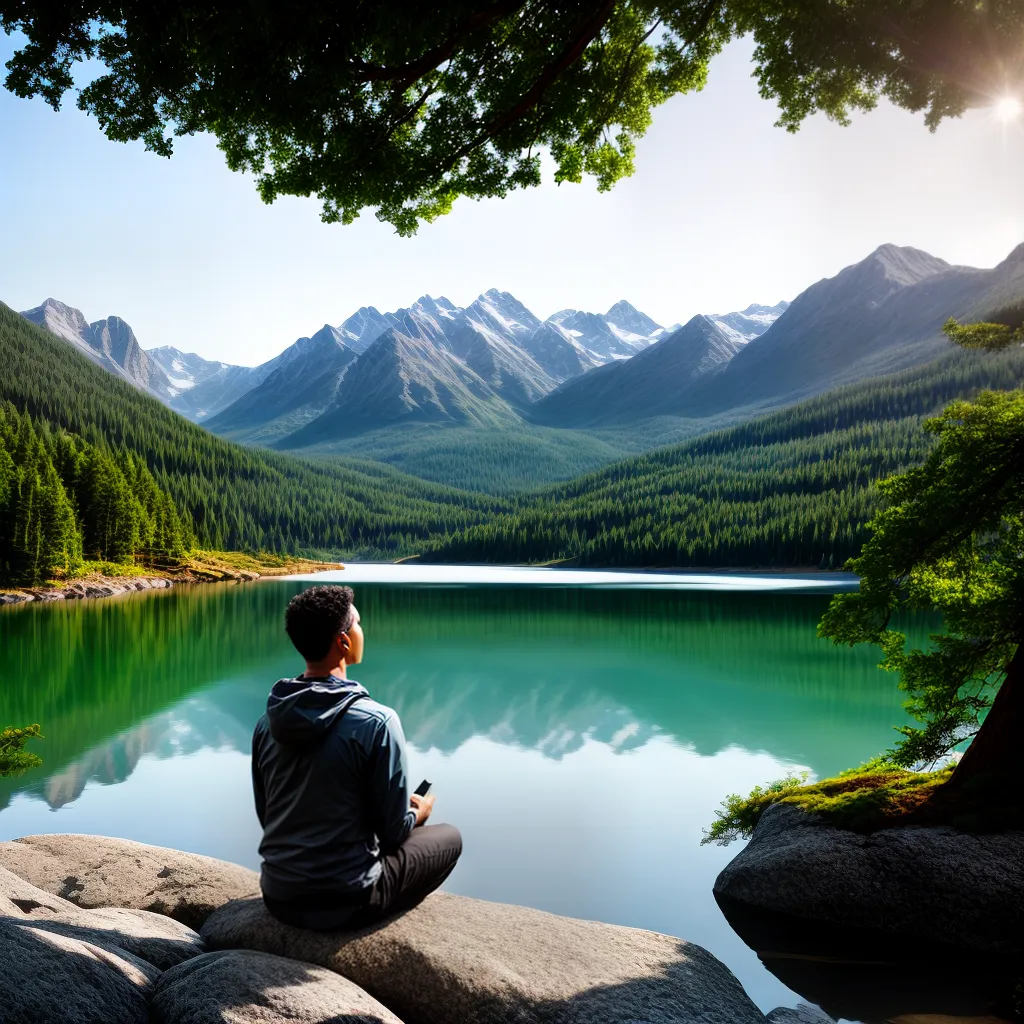 Como encontrar paz em momentos de quedas espirituais 6 Fotos paz lago montanha arvores