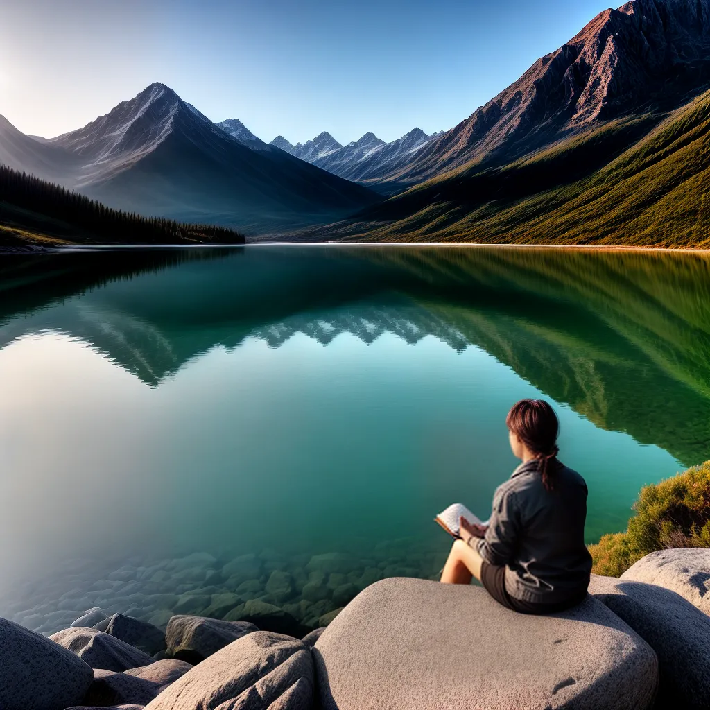 Como lidar com a ansiedade na vida cristã: ensinamentos bíblicos e práticos 8 Fotos paz lago montanhas oracao leitura