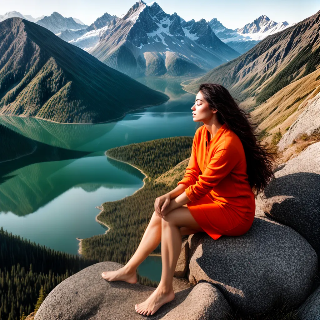 Como encontrar Descanso em meio ao Descontentamento. 6 Fotos paz lago montanhas por do sol 2