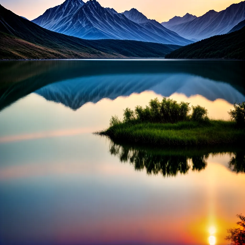 Como Superar a Angústia e Encontrar a Paz Interior 9 Fotos paz lago montanhas por do sol 3