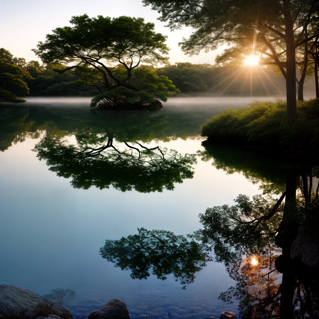 Como experimentar a inabalável paz de Deus em tempos difíceis. 6 Fotos paz lago por do sol arvores god