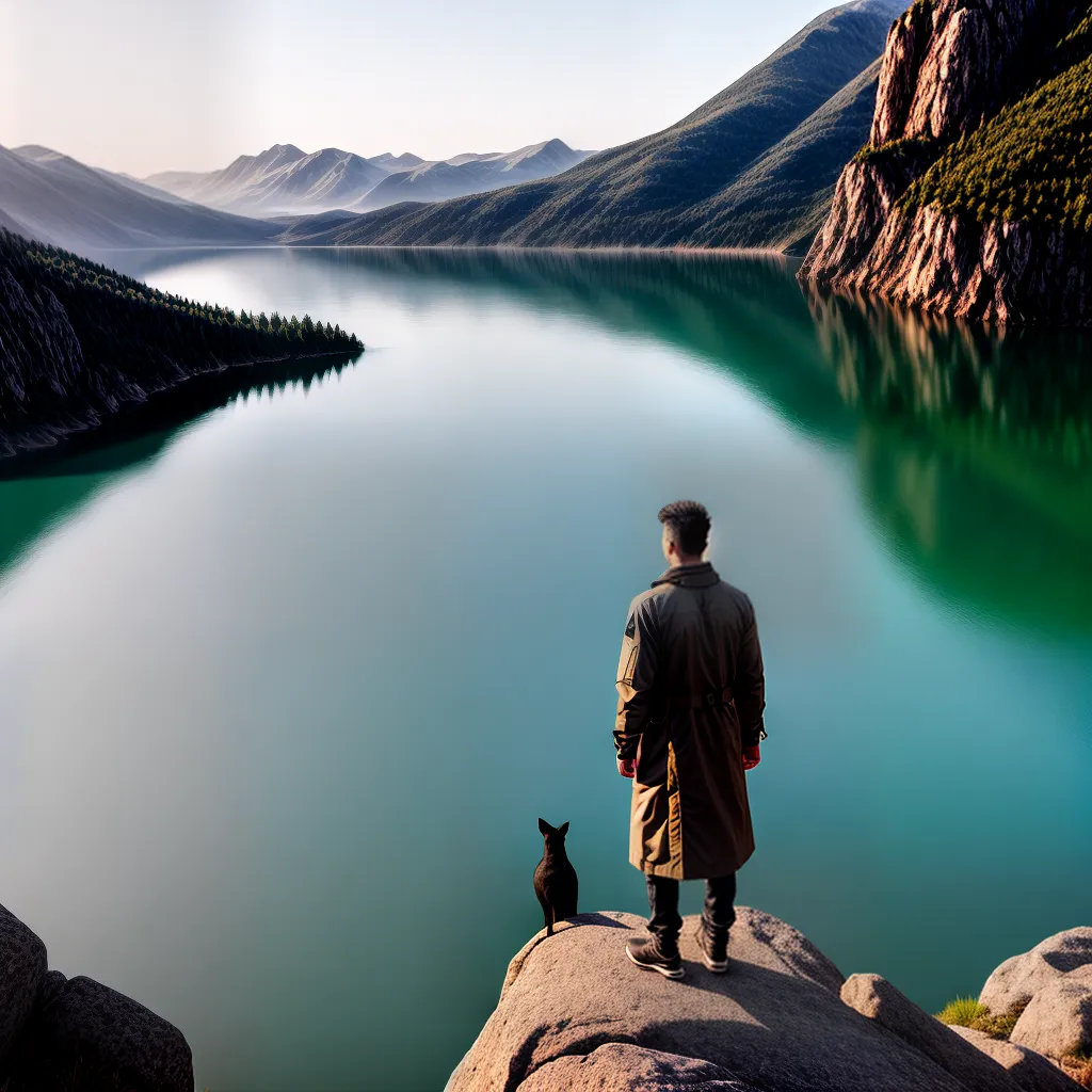 Fotos paz lago rocha fe estabilidade