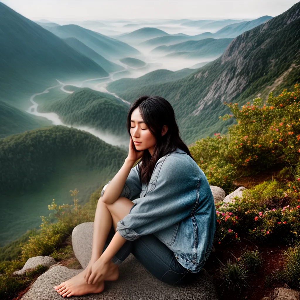 Como encontrar paz em momentos de quedas espirituais 7 Fotos paz meditacao montanha ceu verde