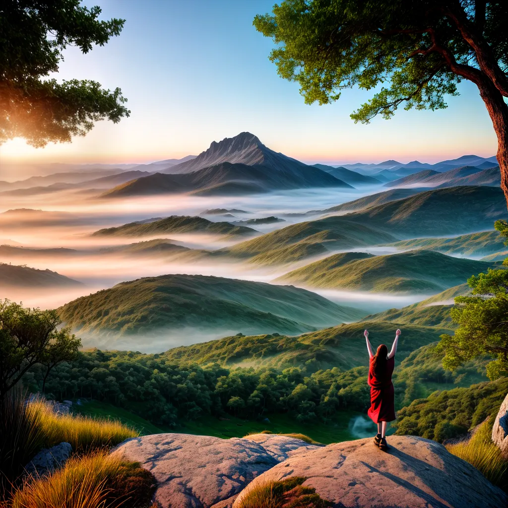 Fotos paz natureza perdao sol montanha