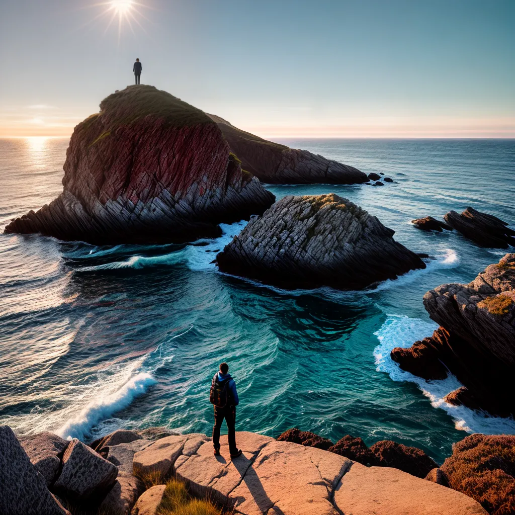 Como encontrar PAZ em meio às tempestades da vida 9 Fotos paz por do sol mar pessoa