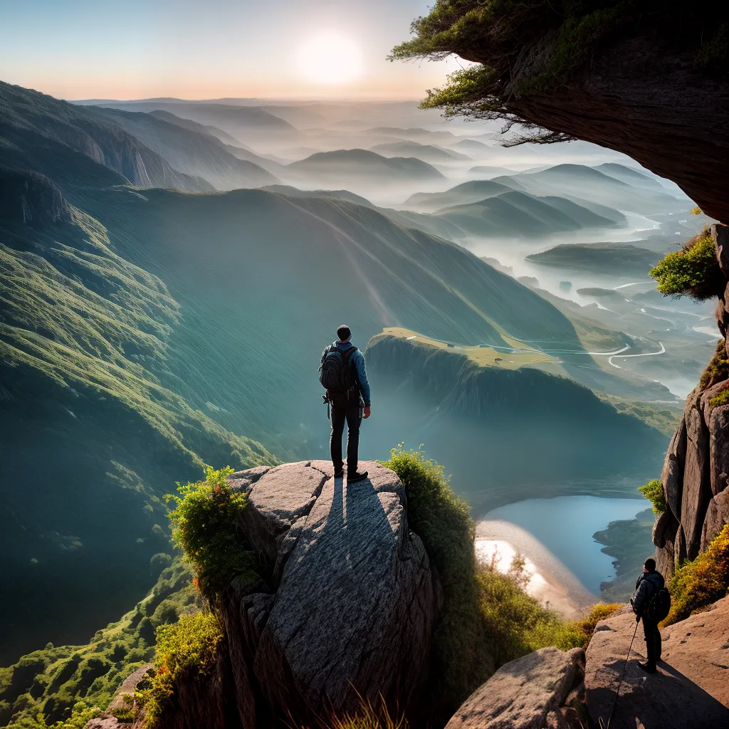 Fotos paz salvacao por do sol cliff