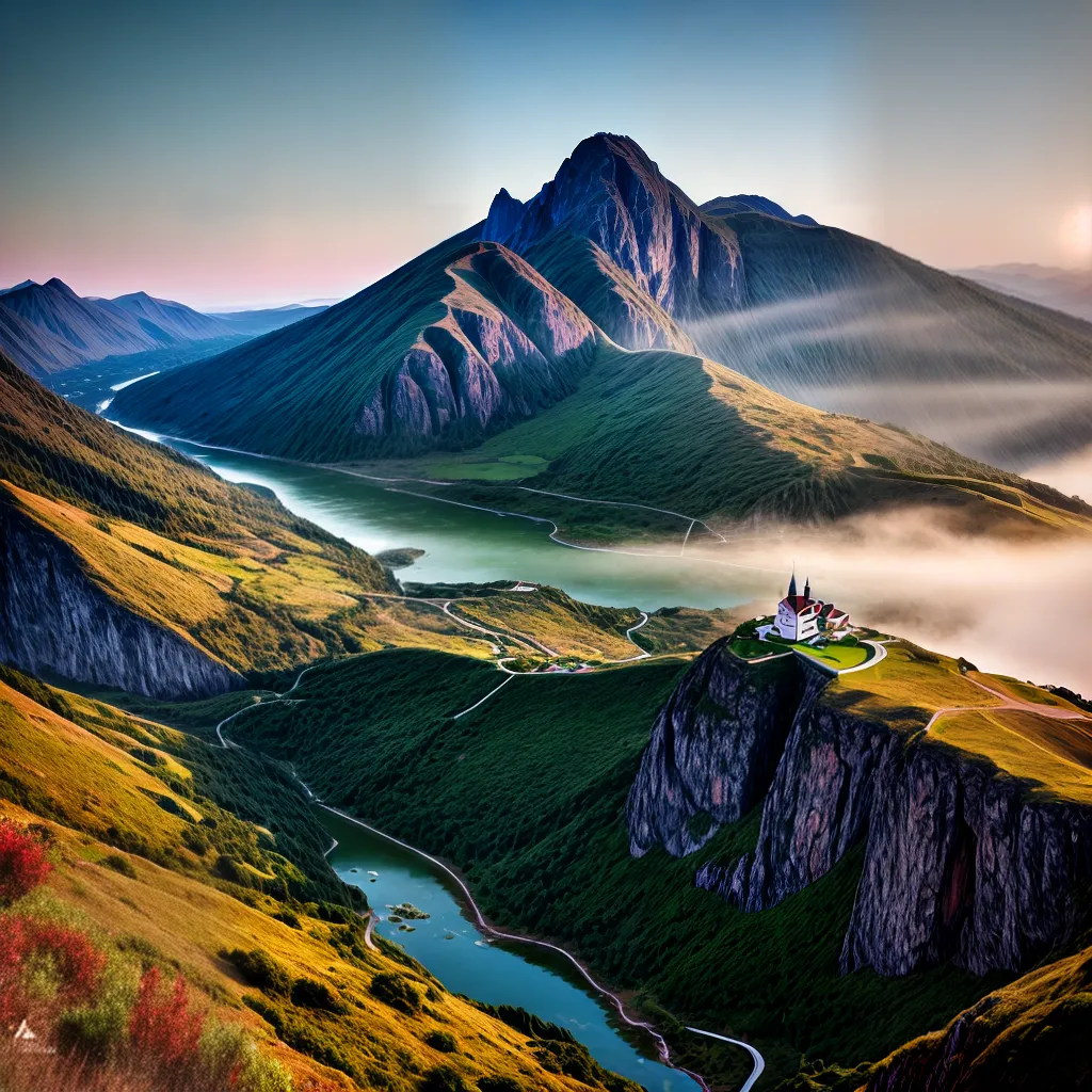 Título do blog: Por Que a Mansidão é Fundamental para uma Vida Abençoada. 7 Fotos paz sol montanhas serenidade