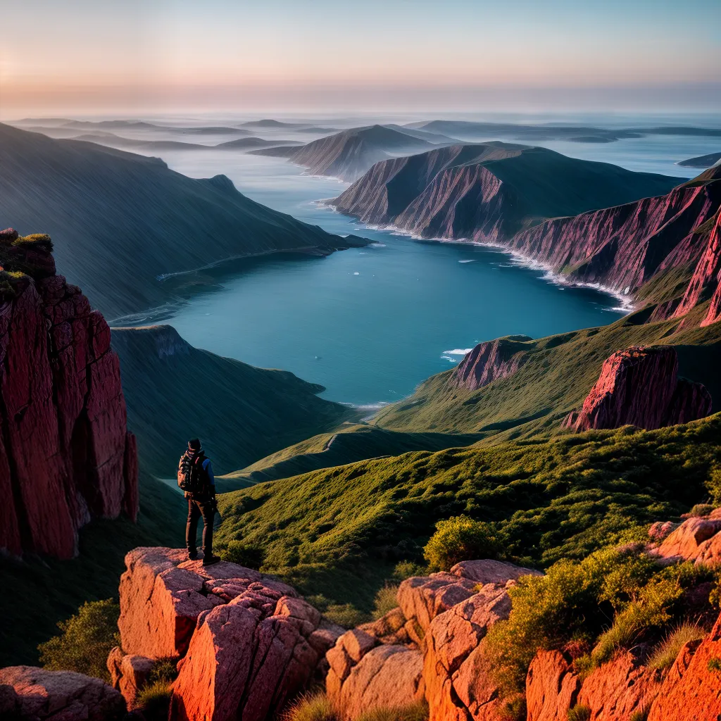 Fotos paz sol postura fe precipicio