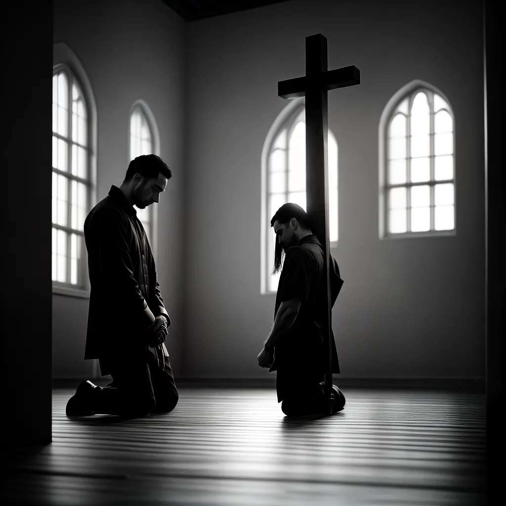 Como a penitĂȘncia pode levar ao arrependimento genuĂno 8 Fotos penitencia retrato preto branco
