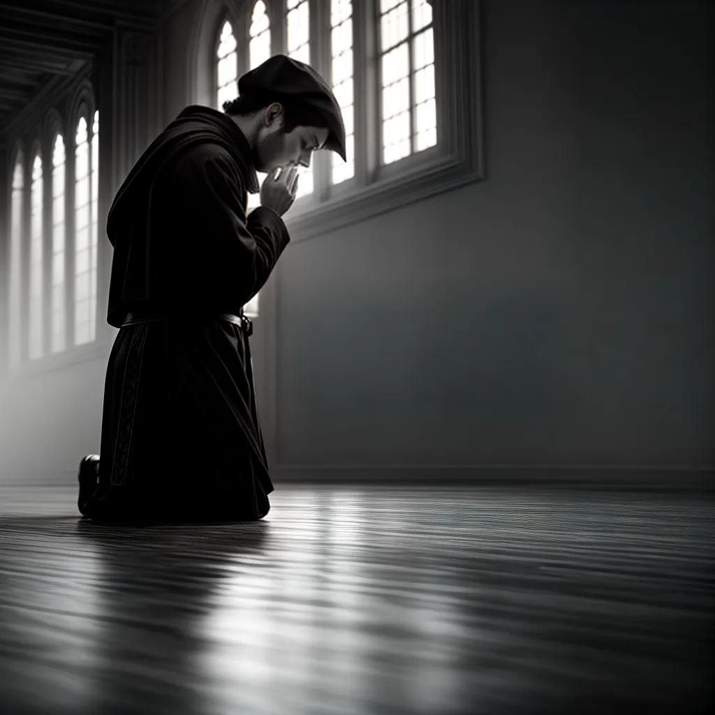 Como a penitĂȘncia pode levar ao arrependimento genuĂno 6 Fotos penitencia reza joelho cruz