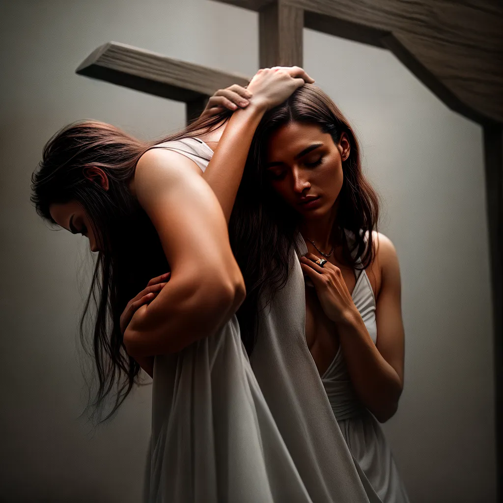 Fotos perdao cristo joelhos oracao 1