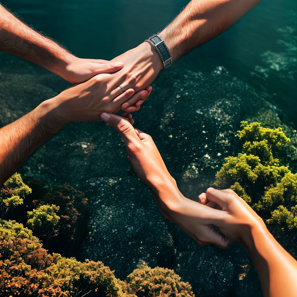 Como praticar o perdão em tempos difíceis. 7 Fotos perdao reconciliacao maos diversidade paisagem
