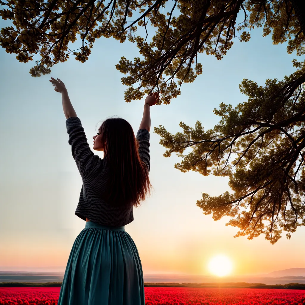 Como receber a Graça e Misericórdia de Deus 7 Fotos pessoa campo flores ceu sol