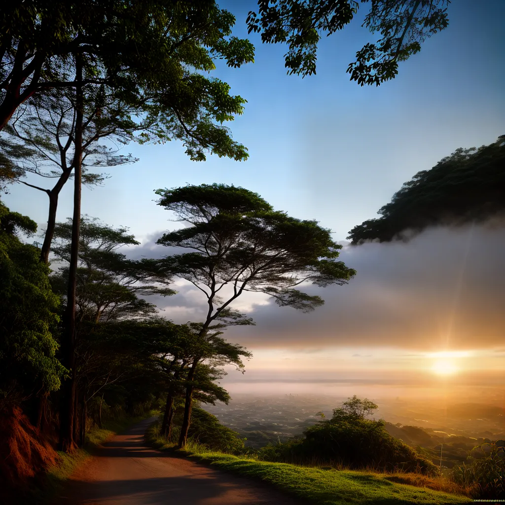 Fotos pessoa estrada ceu por do sol graca