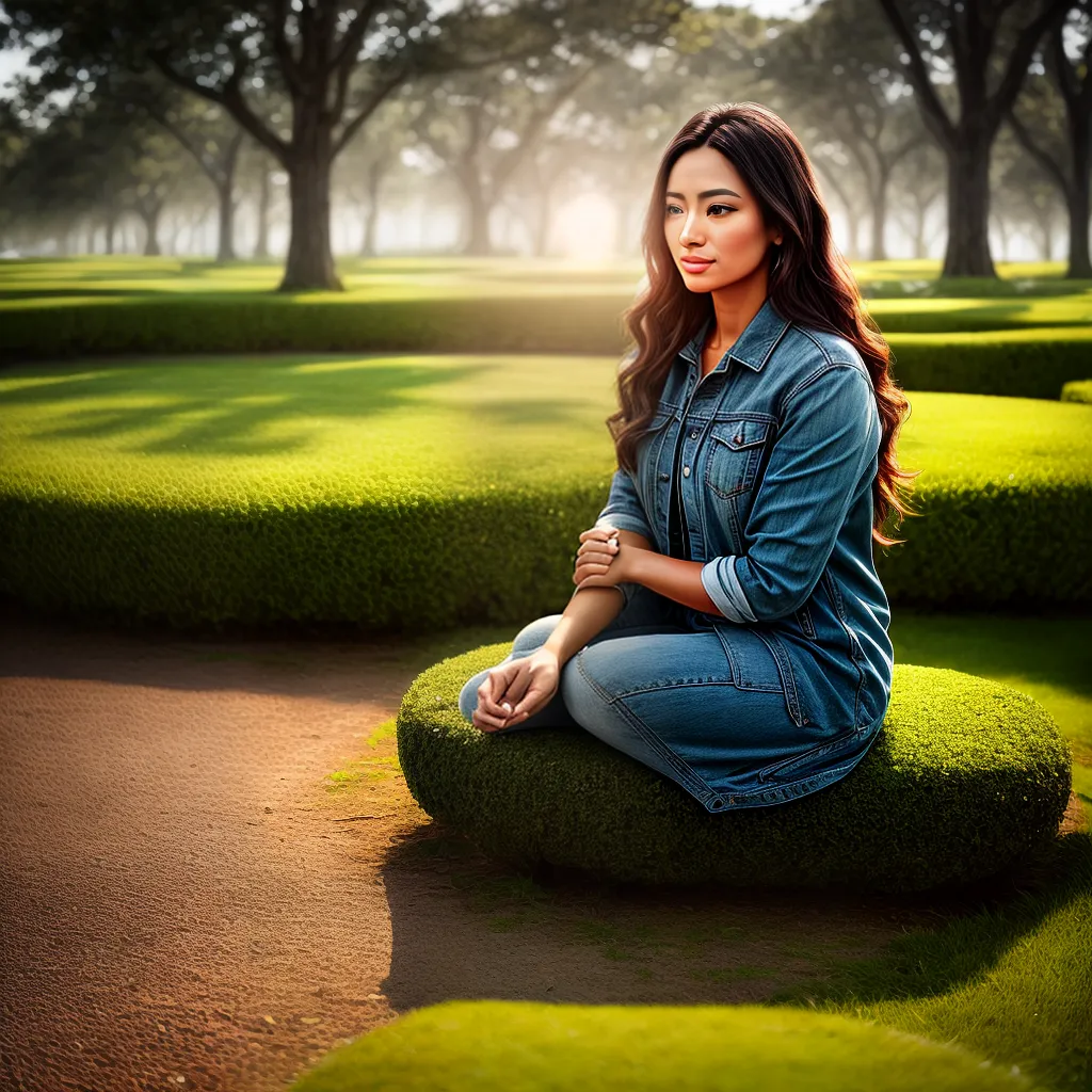 Fotos pessoa jardim oracao presenca divina