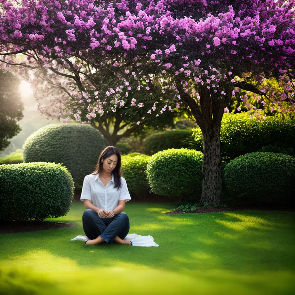 Como cultivar a Serenidade Agradável na Adoração 9 Fotos pessoa jardim paz interior natureza