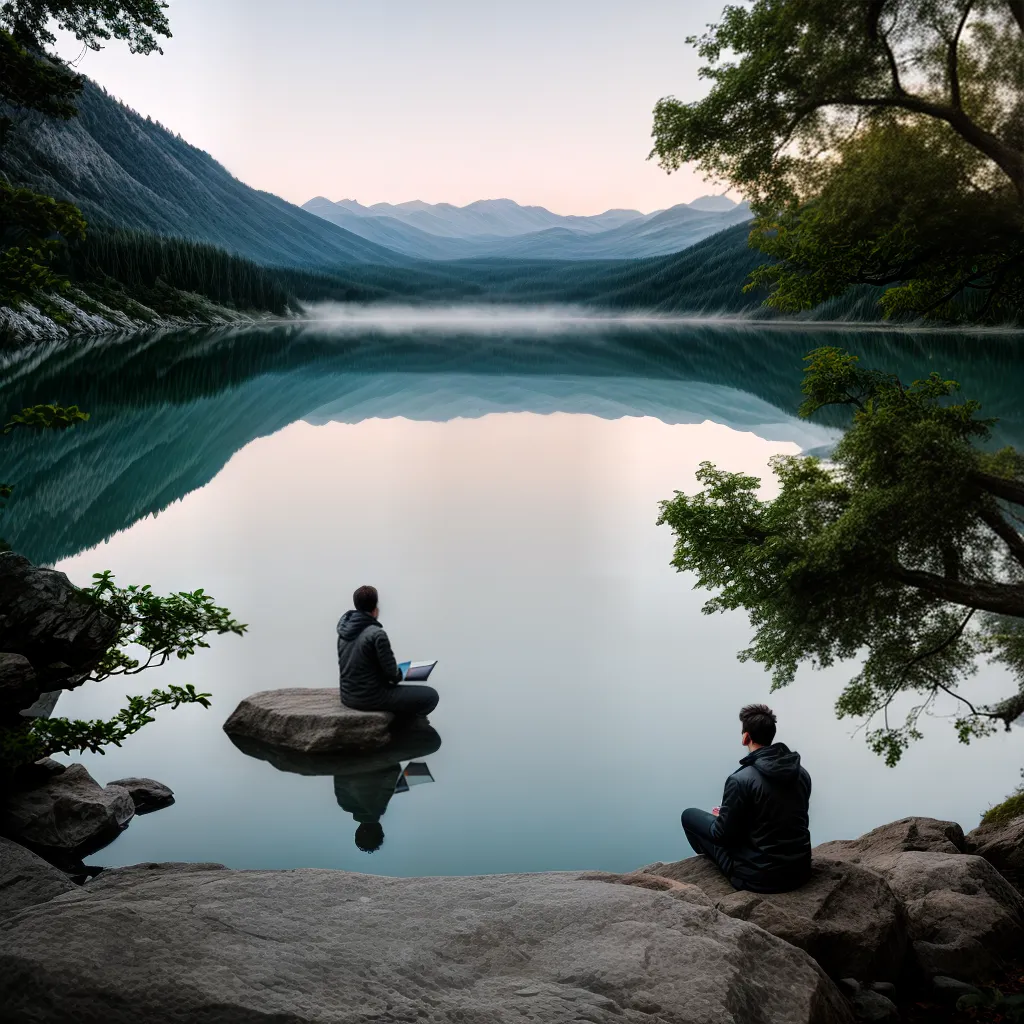 Crente Descansa: O Que a Bíblia Diz Sobre o Descanso Divino? 9 Fotos pessoa lago natureza biblia descanso