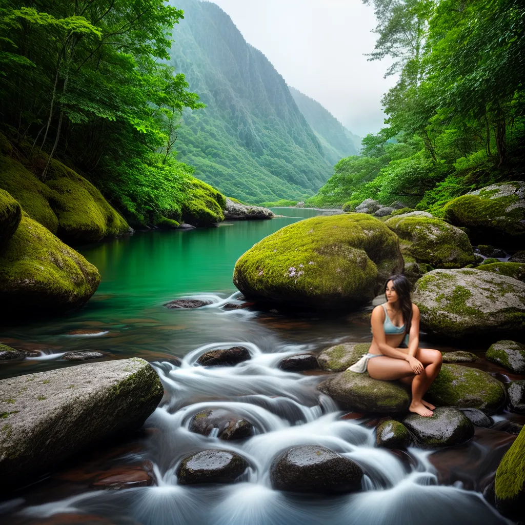 Fotos pessoa lago serenidade natureza paz