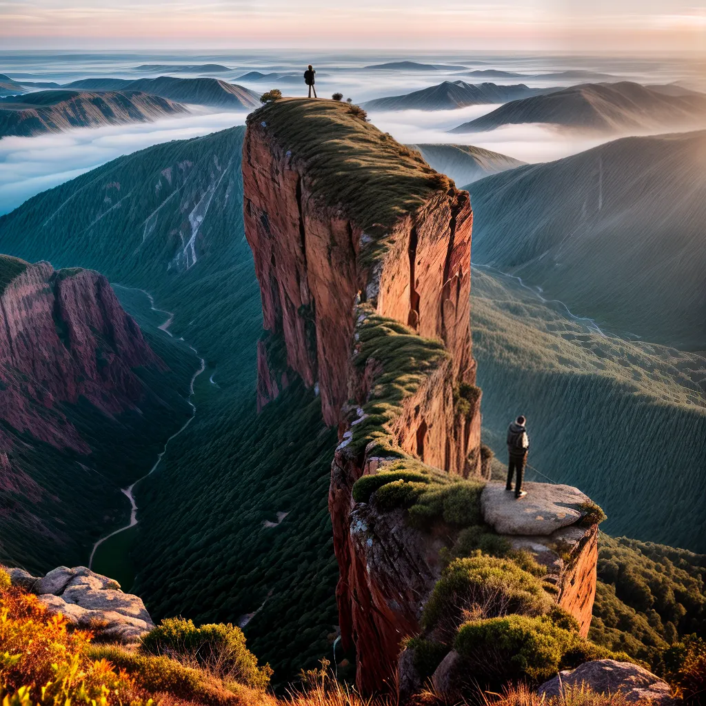 Fé inabalável: como cultivar e fortalecer sua fé. 8 Fotos pessoa oracao por do sol cliff