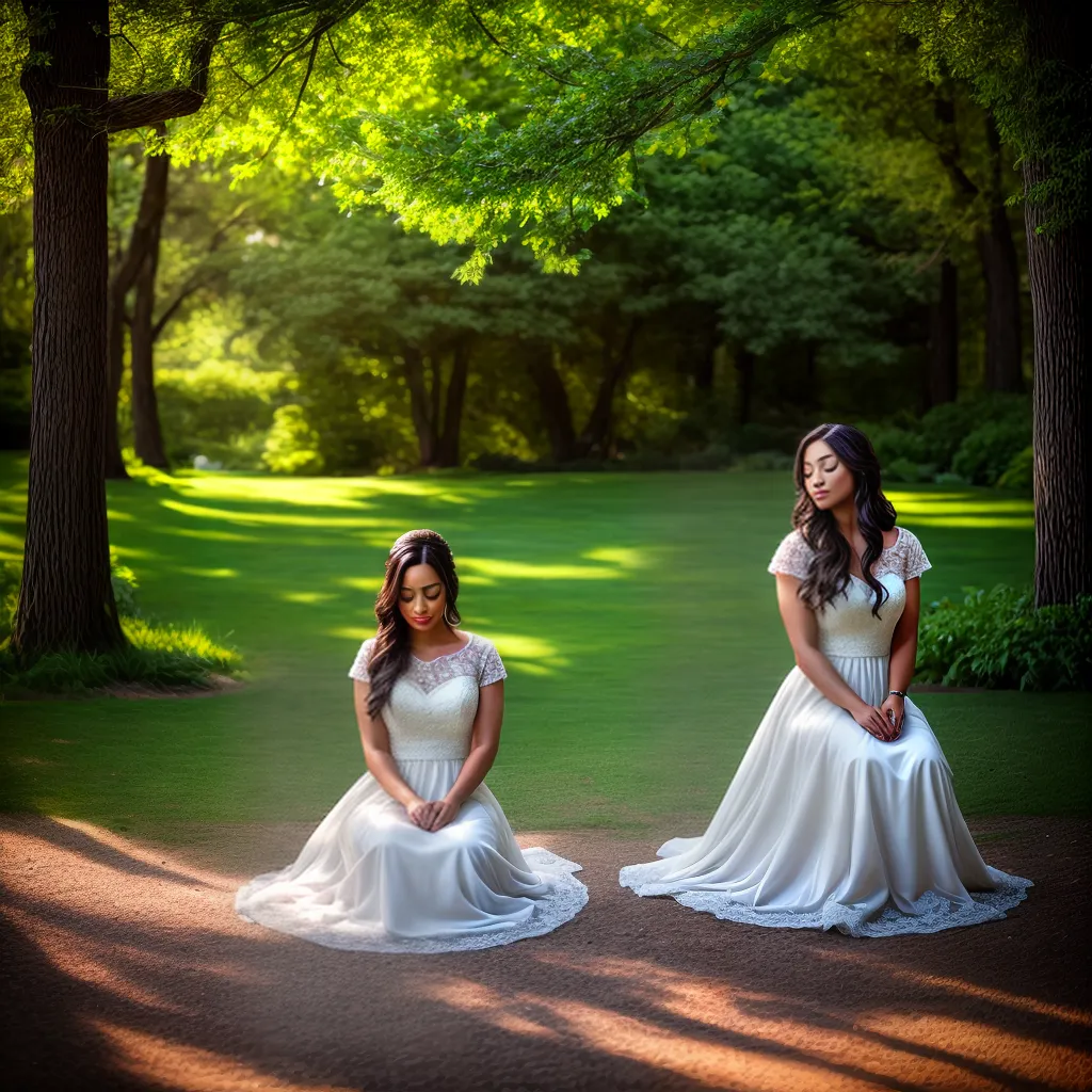 Fotos pessoa orando jardim luz paz