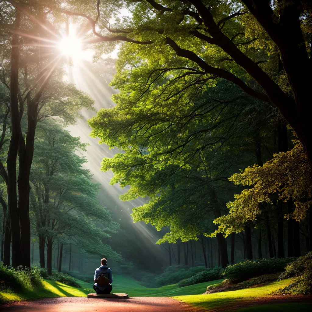 Fotos pessoa orando jardim paz 2