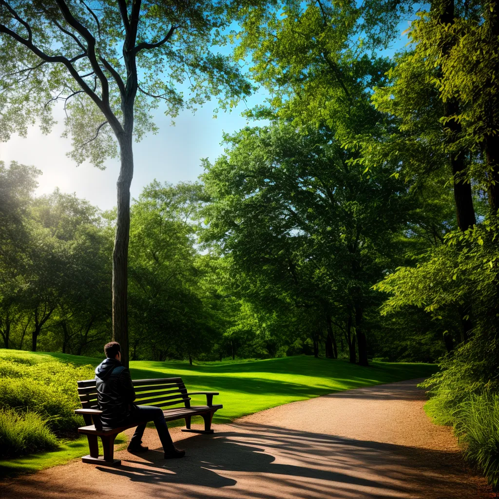 Orientação bíblica para lidar com a ansiedade 9 Fotos pessoa park ceu arvores paz