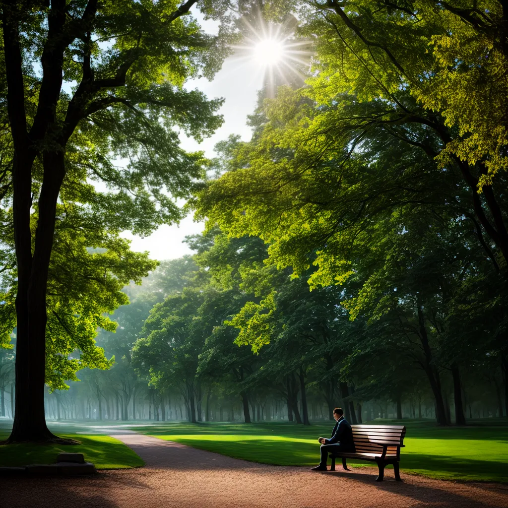 Orientação bíblica para lidar com a ansiedade 8 Fotos pessoa paz parque arvore sol