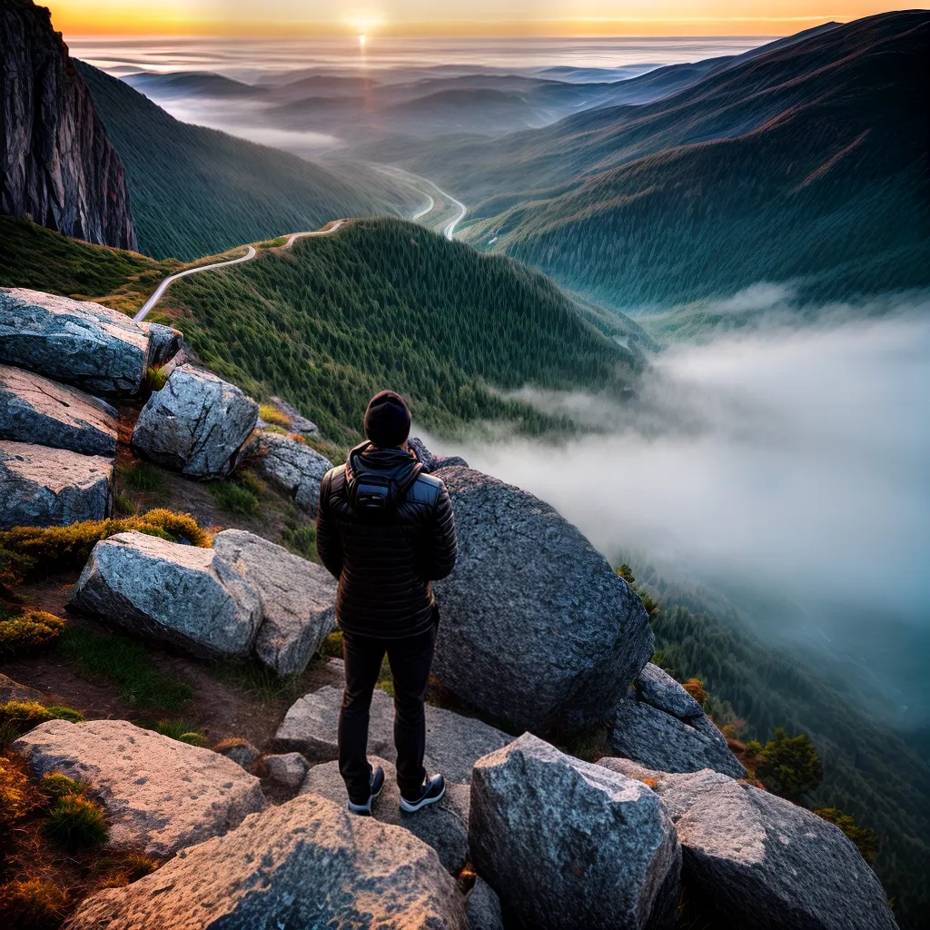 Como encontrar esperança em tempos difíceis com a fé 9 Fotos pessoa penhasco por do sol fe emocao 1