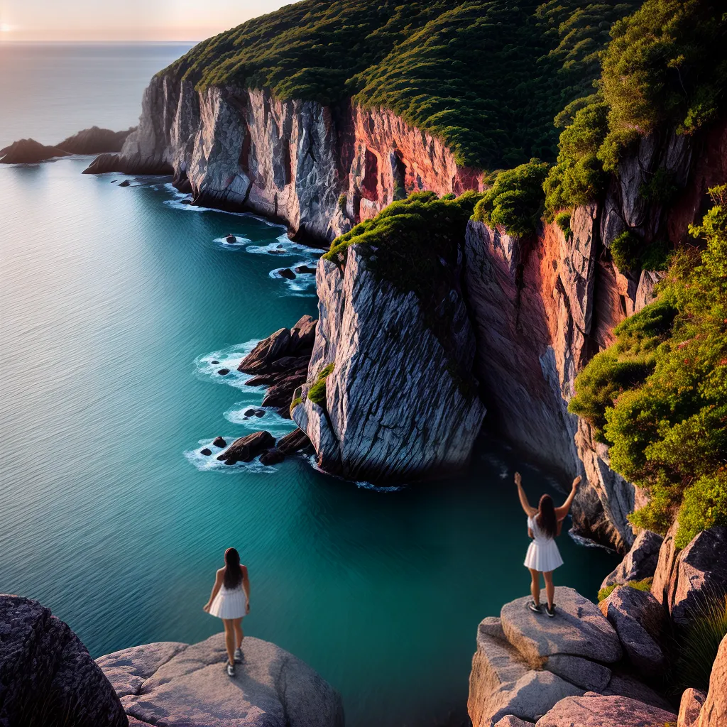 Como fortalecer sua FÉ em tempos difíceis. 7 Fotos pessoa penhasco por do sol fe emocao 3