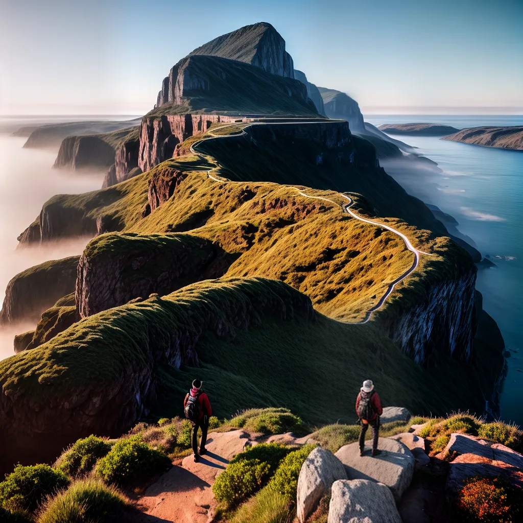 Como Superar a Desesperança na Jornada de Evolução Espiritual. 6 Fotos pessoa penhasco por do sol jornada