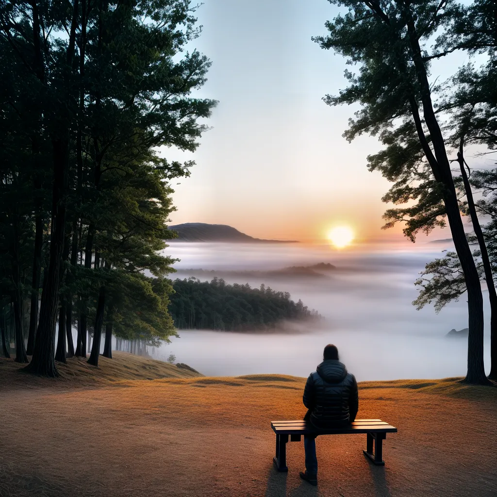 Inspirafé: Encontrando Esperança nos Momentos Mais Difíceis 9 Fotos pessoa por do sol banco inspiracao