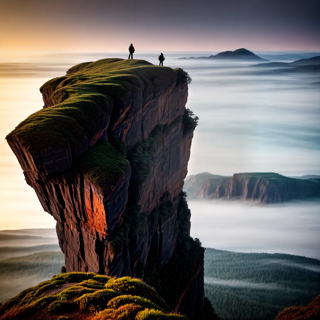 Unindo a Esperança e a Confiança: Como encontrar forças em tempos difíceis 7 Fotos pessoa por do sol beira abismo fe em si