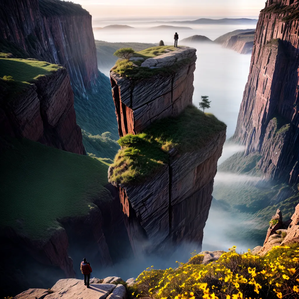 Como manter a esperança em tempos difíceis 7 Fotos pessoa por do sol beira cliff flor resiliencia