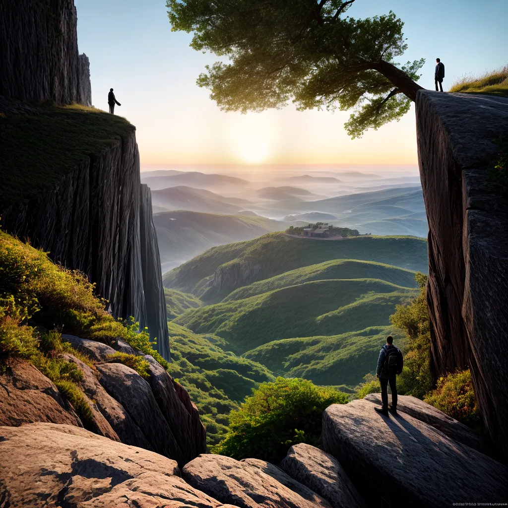 Renovação espiritual: como se reconectar com Deus 8 Fotos pessoa por do sol cliff igreja