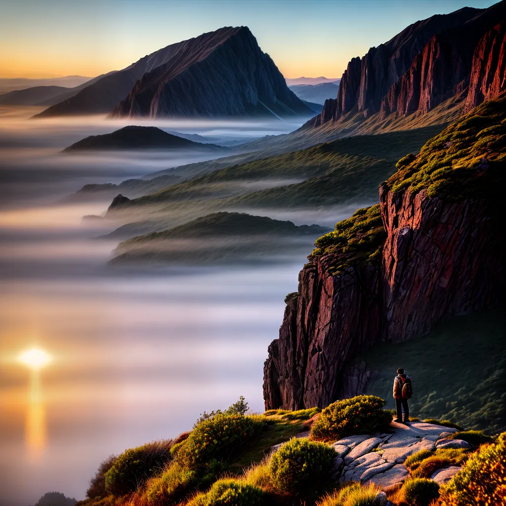 Fotos pessoa por do sol desafio paz