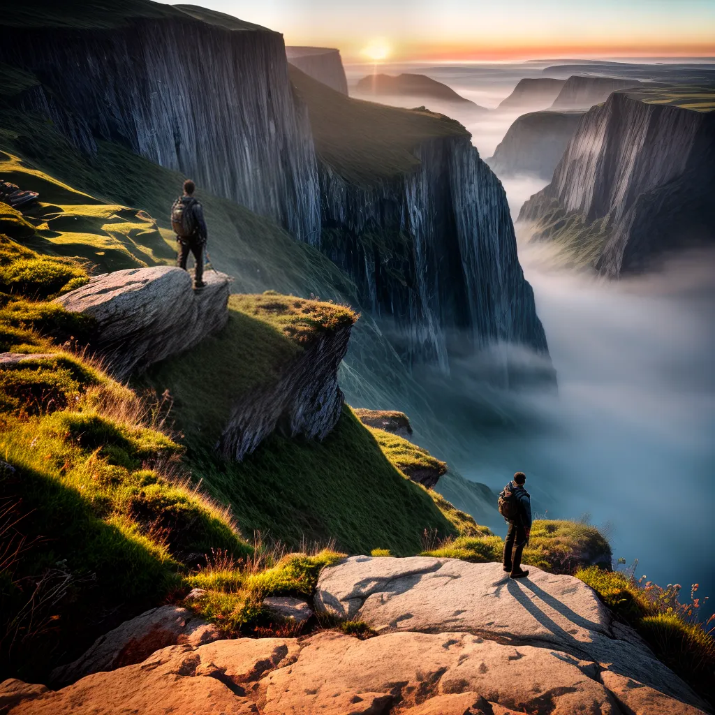Mudança de Vida: O Poder da Superação em Cristo 7 Fotos pessoa por do sol pegadas cliff