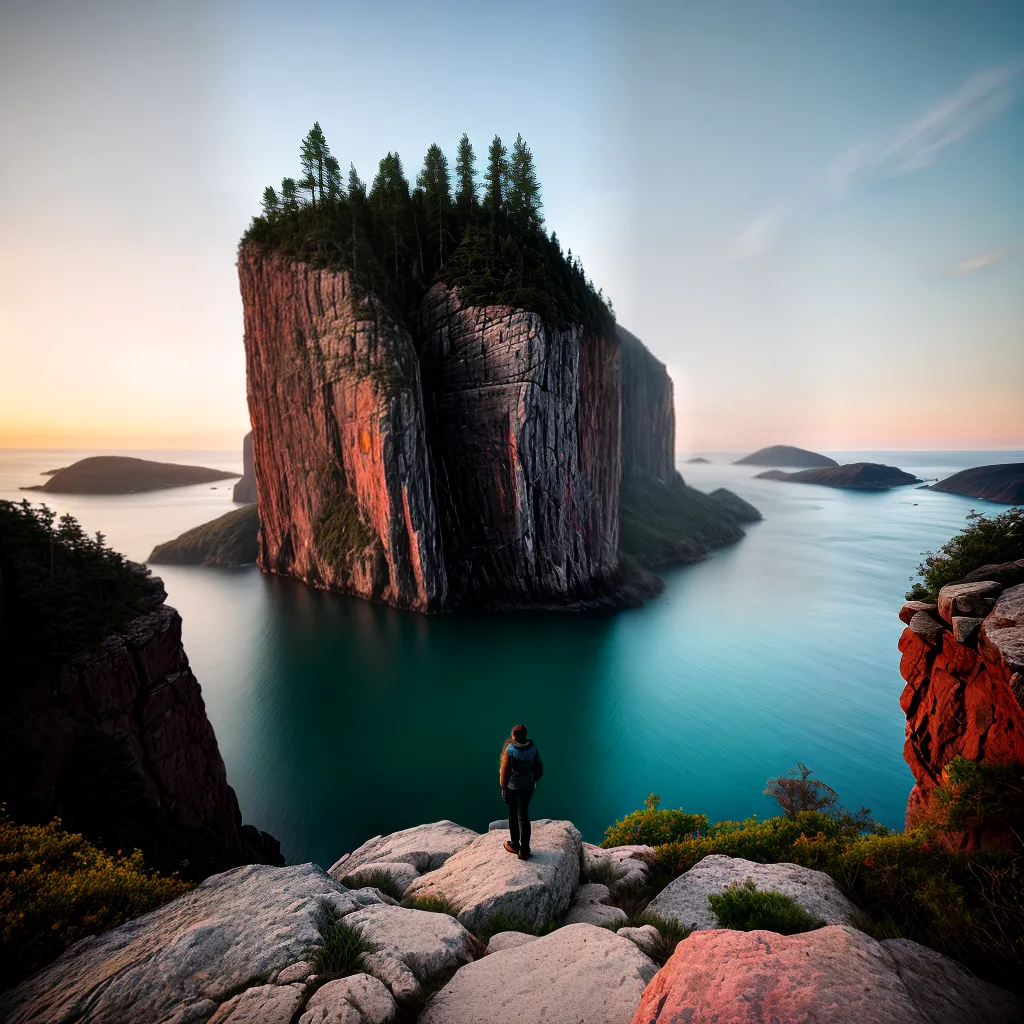 Como a Gratidão e a Fé Podem Levar à Renovação Pessoal 6 Fotos pessoa por do sol penhasco renovacao