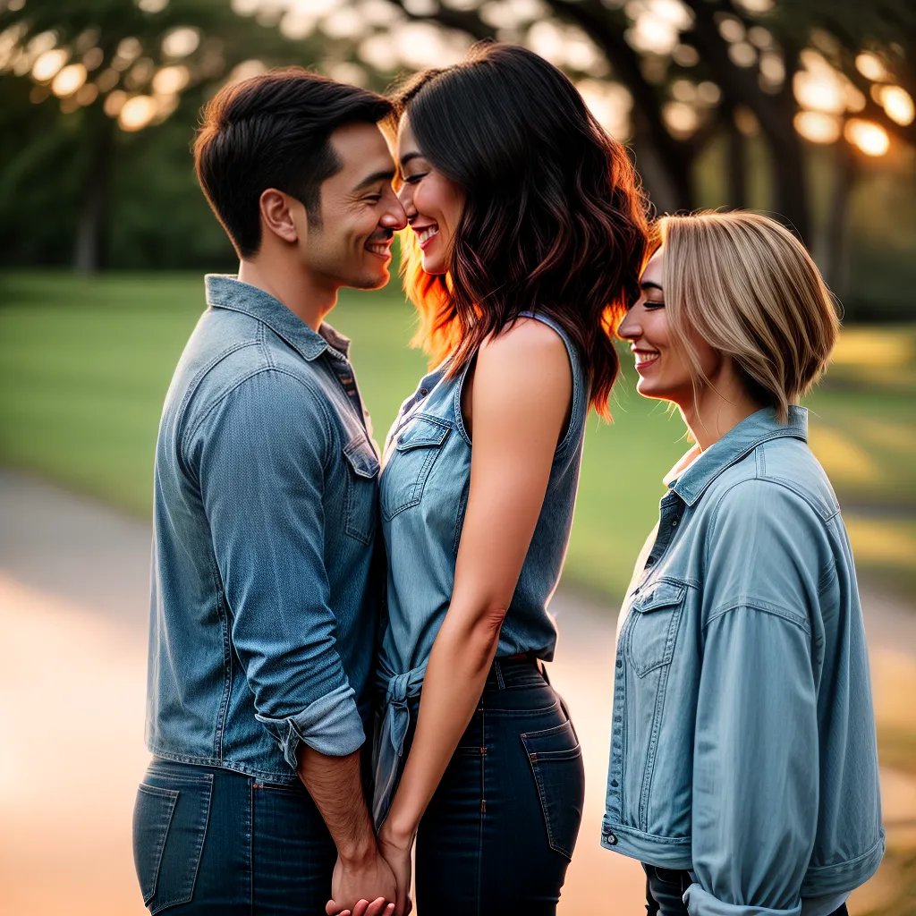 Fotos pessoas sorriso por do sol