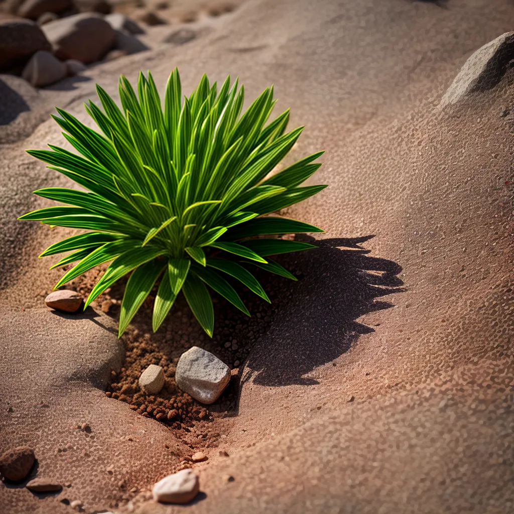 Fotos planta deserto fe raio sol