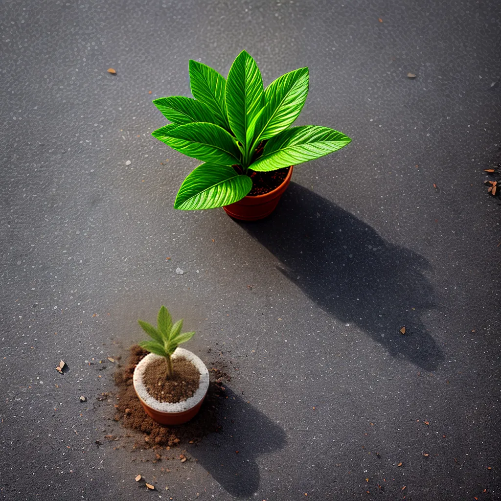 Como encontrar esperança em tempos difíceis de renovação? 6 Fotos planta rachadura calcada resiliencia 3