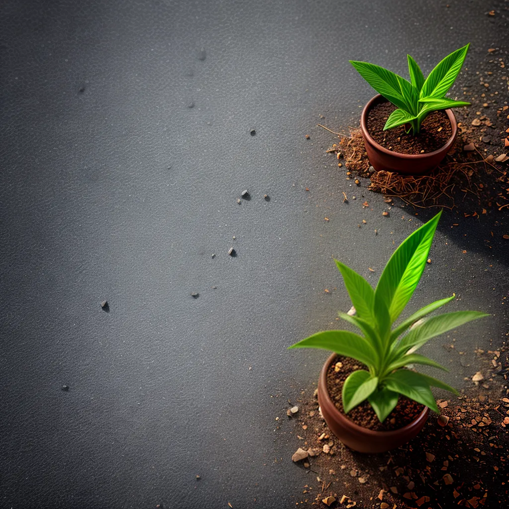Como encontrar esperança em tempos difíceis de renovação? 8 Fotos planta rachadura concreto renovacao