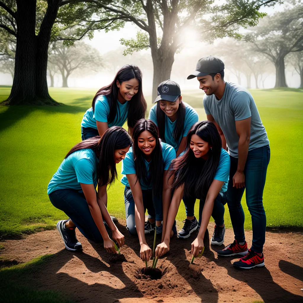 Como desenvolver Qualidades Sustentáveis na juventude. 8 Fotos plantio jovens sustentabilidade parque